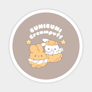 Cute Bunnies in Bunibuni Creampuff Magnet